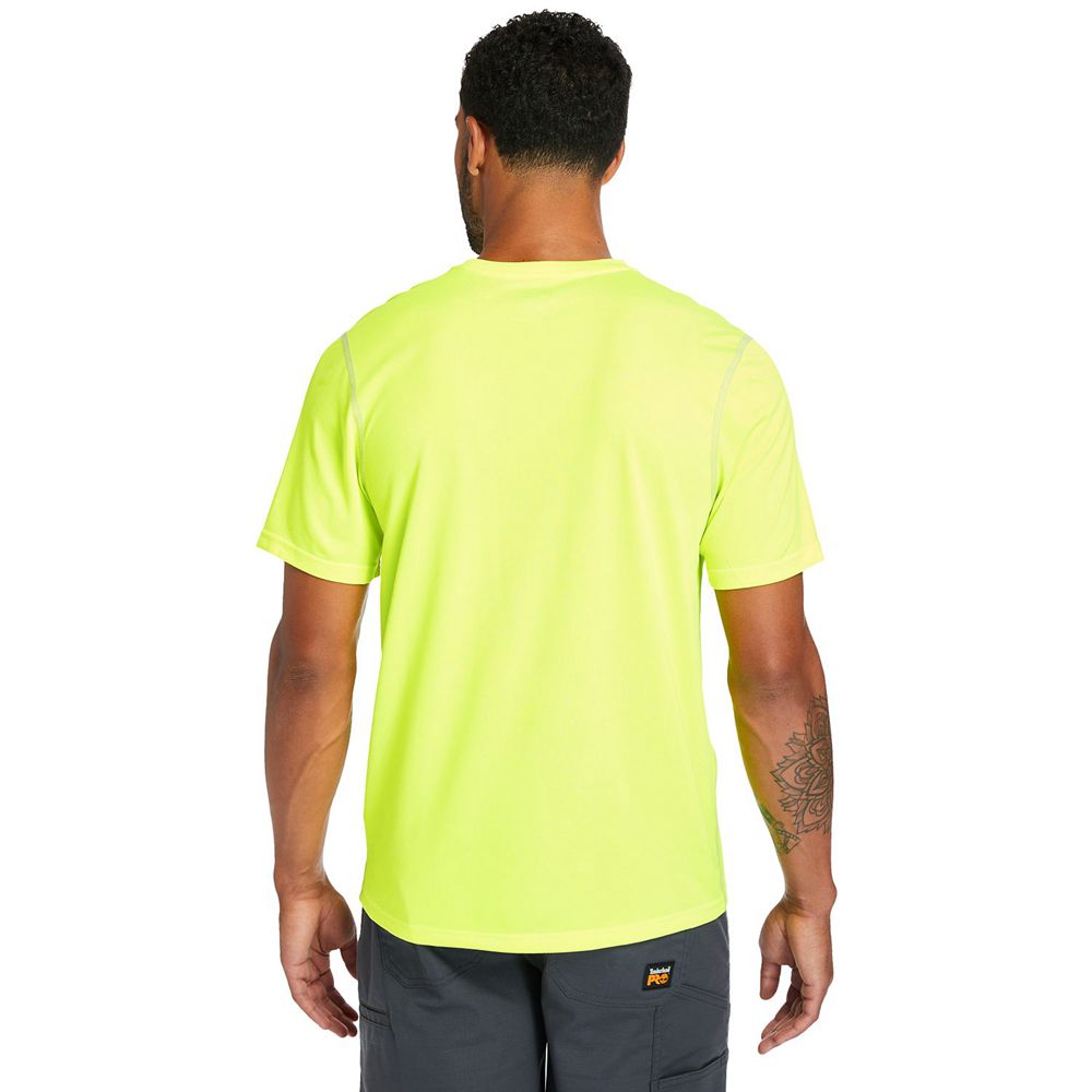 Camisetas Timberland Hombre Pro® Wicking Good Sport Short Sleeve Verde - Chile JFQ-908352